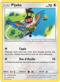 Carte Pokémon Pijako 162