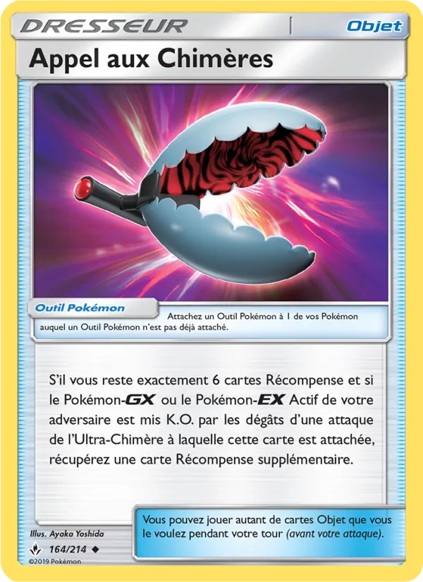 Carte Pokémon Appel aux Chimères 164/214 de l'extension Alliance Infaillible