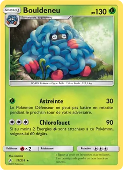 Carte Pokémon Bouldeneu 17
