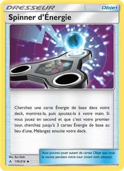 Carte Pokémon Spinner d’Énergie 170