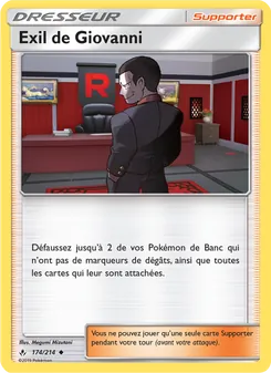 Carte Pokémon Exil de Giovanni 174 — Alliance Infaillible
