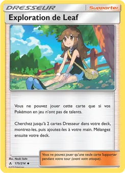 Carte Pokémon Exploration de Leaf 175 — Alliance Infaillible