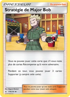 Carte Pokémon Stratégie de Major Bob 178 — Alliance Infaillible