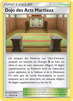 Carte Pokémon Dojo des Arts Martiaux 179 — Alliance Infaillible