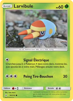 Carte Pokémon Larvibule 18