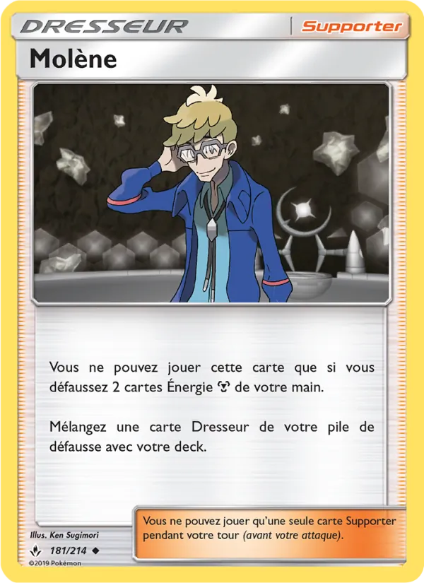 Carte Pokémon Molène 181/214 de l'extension Alliance Infaillible