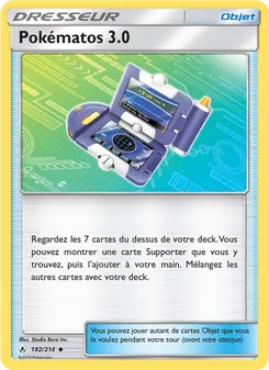 Carte Pokémon Pokématos 3.0 182