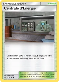 Carte Pokémon Centrale d’Énergie 183