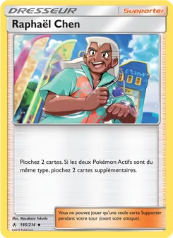 Carte Pokémon Raphaël Chen 185