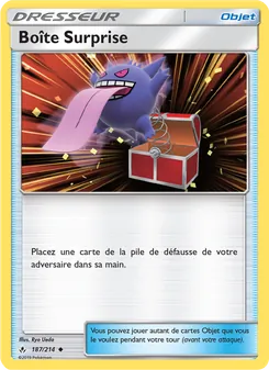 Carte Pokémon Boîte Surprise 187