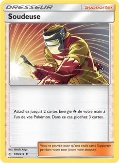 Carte Pokémon Soudeuse 189