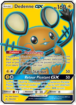 Carte Pokémon Dedenne GX 195