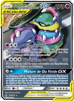 Carte Pokémon Grotadmorv et Grotadmorv d’Alola GX 197