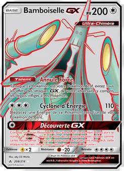 Carte Pokémon Bamboiselle GX 208