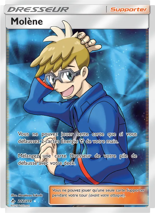 Carte Pokémon Molène 212/214 de l'extension Alliance Infaillible