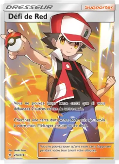 Carte Pokémon Défi de Red 213