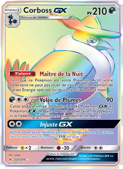 Carte Pokémon Corboss GX 223