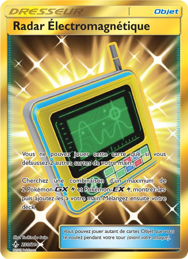Carte Pokémon Radar Électromagnétique 230/214 de l'extension Alliance Infaillible