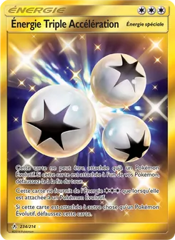 Carte Pokémon Énergie Triple Accélération 234