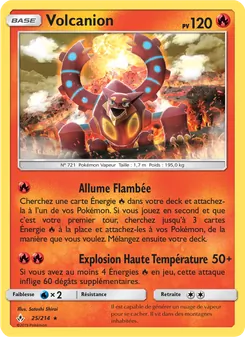 Carte Pokémon Volcanion 25