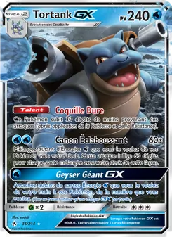 Carte Pokémon Tortank GX 35 — Alliance Infaillible