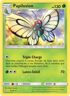 Carte Pokémon Papilusion 4