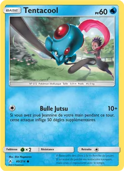 Carte Pokémon Tentacool 40