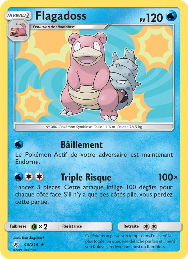 Carte Pokémon Flagadoss 43/214 de l'extension Alliance Infaillible
