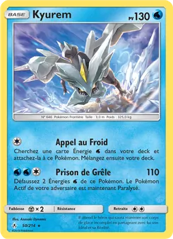 Carte Pokémon Kyurem 50 — Alliance Infaillible