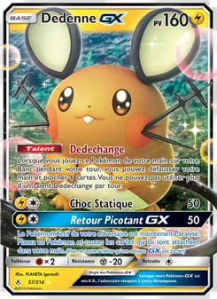 Carte Pokémon Dedenne GX 57