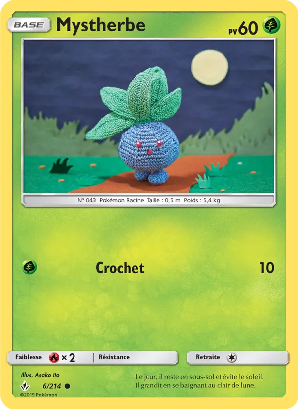 Carte Pokémon Mystherbe 6/214 de l'extension Alliance Infaillible