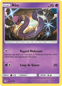Carte Pokémon Abo 62