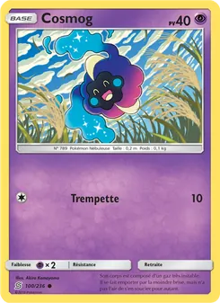Carte Pokémon Cosmog 100