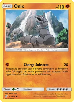 Carte Pokémon Onix 103
