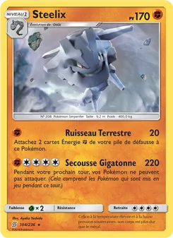 Carte Pokémon Steelix 104