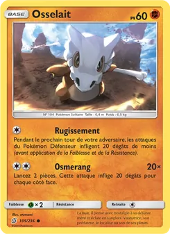 Carte Pokémon Osselait 105