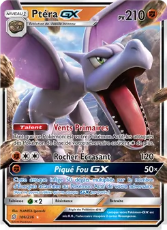 Carte Pokémon Ptéra GX 106