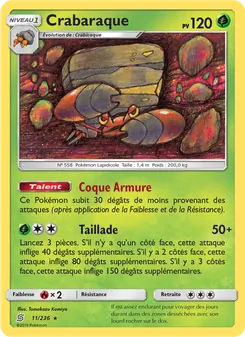 Carte Pokémon Crabaraque 11