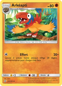 Carte Pokémon Arkéapti 120