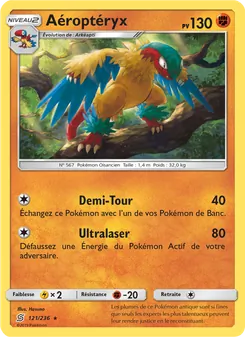 Carte Pokémon Aéroptéryx 121