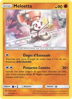 Carte Pokémon Meloetta 123