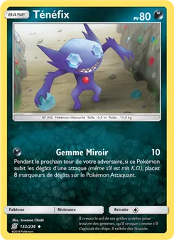 Carte Pokémon Ténéfix 133