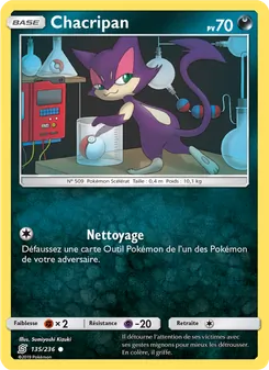 Carte Pokémon Chacripan 135