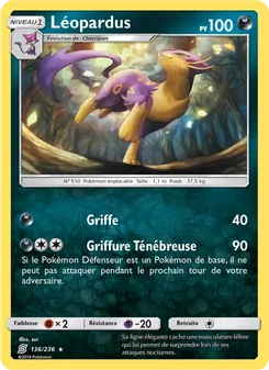 Carte Pokémon Léopardus 136