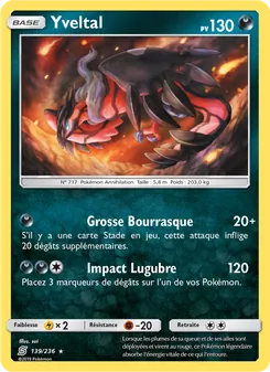 Carte Pokémon Yveltal 139 — Harmonie des Esprits