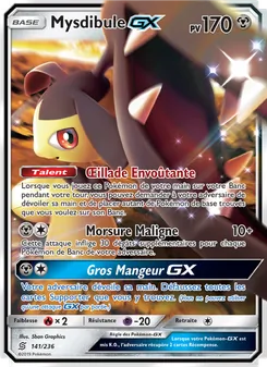 Carte Pokémon Mysdibule GX 141