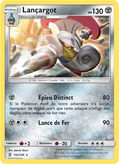 Carte Pokémon Lançargot 142