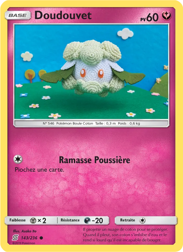 Carte Pokémon Doudouvet 143/236 de l'extension Harmonie des Esprits