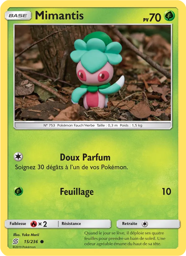 Carte Pokémon Mimantis 15/236 de l'extension Harmonie des Esprits