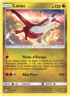 Carte Pokémon Latias 153 — Harmonie des Esprits
